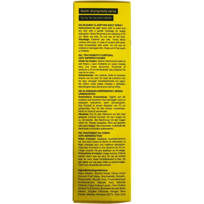 Спрей для тела против Акне Acnemy Zitback