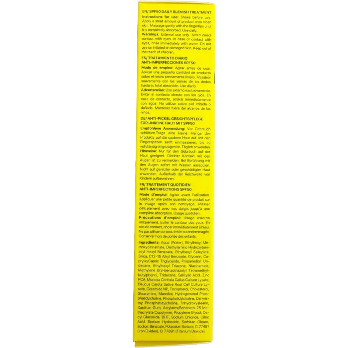 Солнцезащитный крем для кожи склонной к акне Acnemy Zitcontrol SPF 50