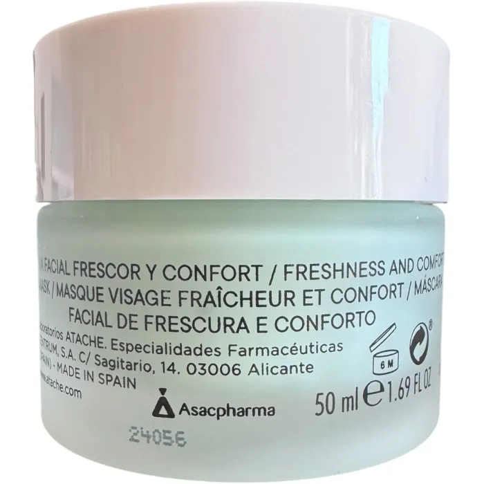 Atache Essentielle Reafirming Mask Green Tea - відновлююча заспокійлива маска із зеленим чаєм