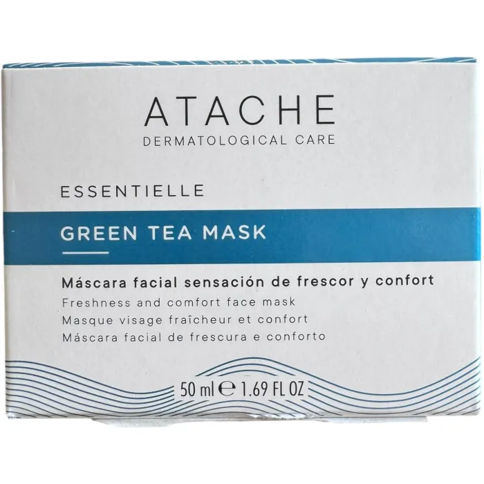 Atache Essentielle Reafirming Mask Green Tea - відновлююча заспокійлива маска із зеленим чаєм