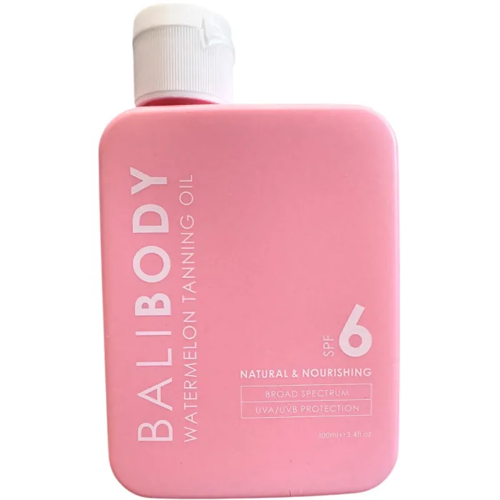 Масло для загара арбуз Bali Body Watermelon Tanning Oil SPF 6, 15, 50