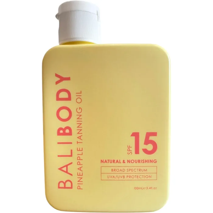 Масло для загара Ананас Bali Body Pineapple Tanning Oil SPF 15