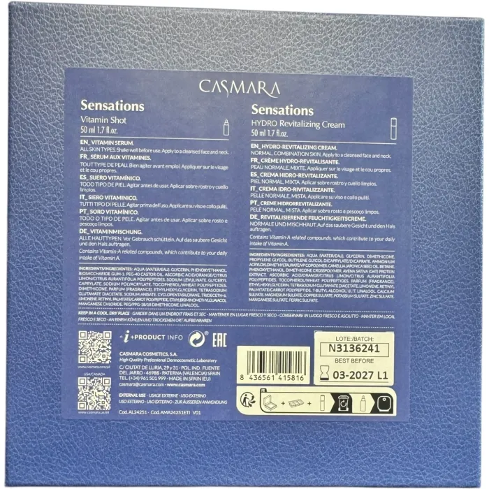 Преміальний набір зволожуючий Casmara Sensations Hydro