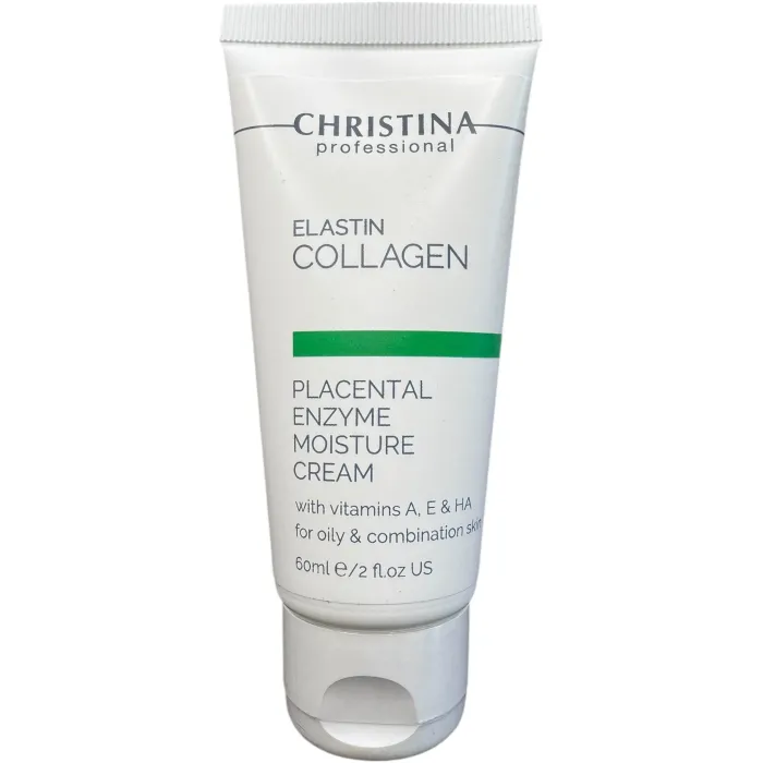 Крем для жирной и комбинированной кожи Christina Elastin Collagen Placental Enzyme Moisture Cream