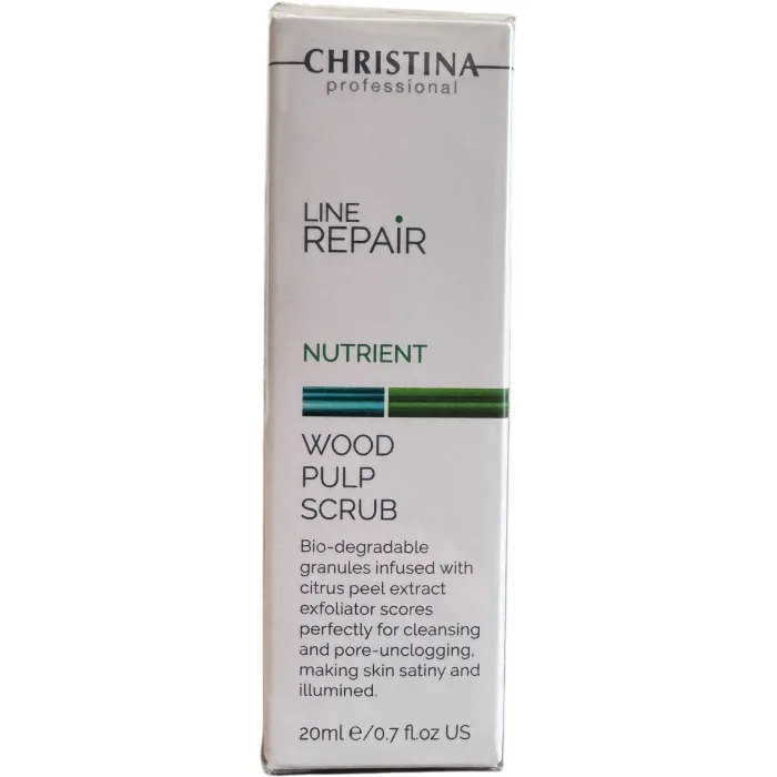 Скраб для обличчя з деревною целюлозою Christina Line Repair Nutrient Wood Pulp Scrub