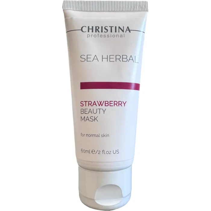 Клубничная маска красоты для нормальной кожи Christina Sea Herbal Beauty Mask Strawberry