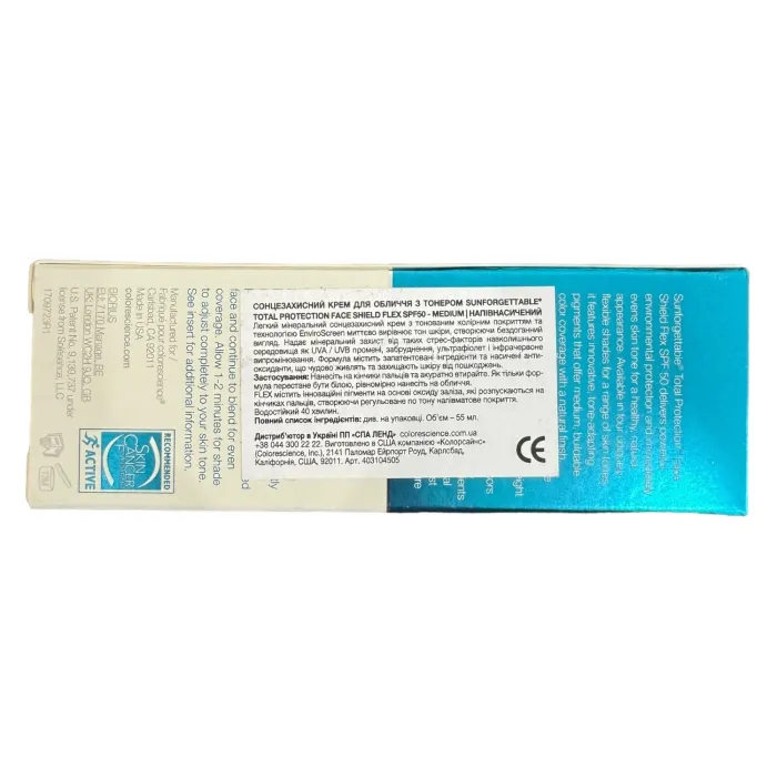 Сонцезахисний адаптивний крем Colorescience Face Shield Flex SPF 50 55 мл