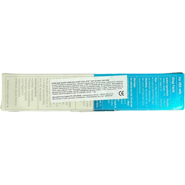 Крем для області навколо очей Colorescience Total Eye 3-In-1 Renewal Therapy SPF35