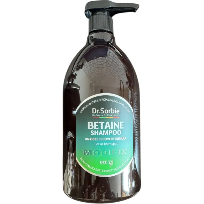 Разлив шампунь для поврежденных волос Dr. Sorbie ModifiX Betaine Shampoo