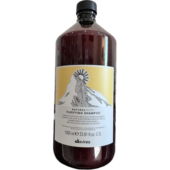 Очищающий шампунь против сухой или жирной перхоти Davines Purifying Shampoo