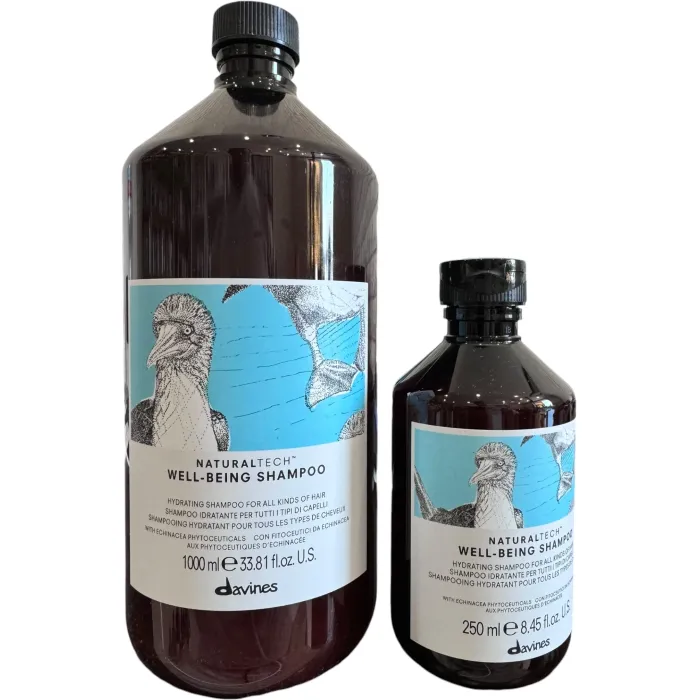 Увлажняющий шампунь для всех типов волос Davines well being shampoo