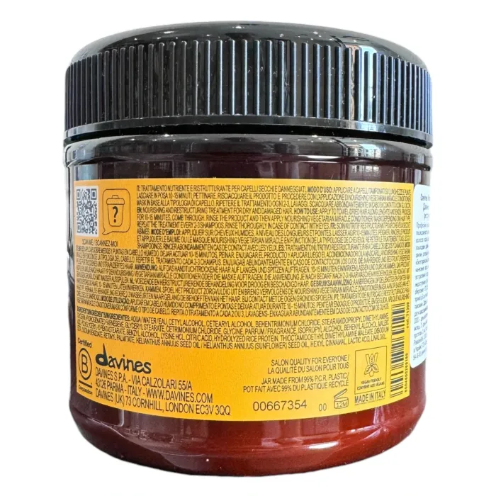 Поживна маска для волосся, що відновлює Davines HBP hair building pak