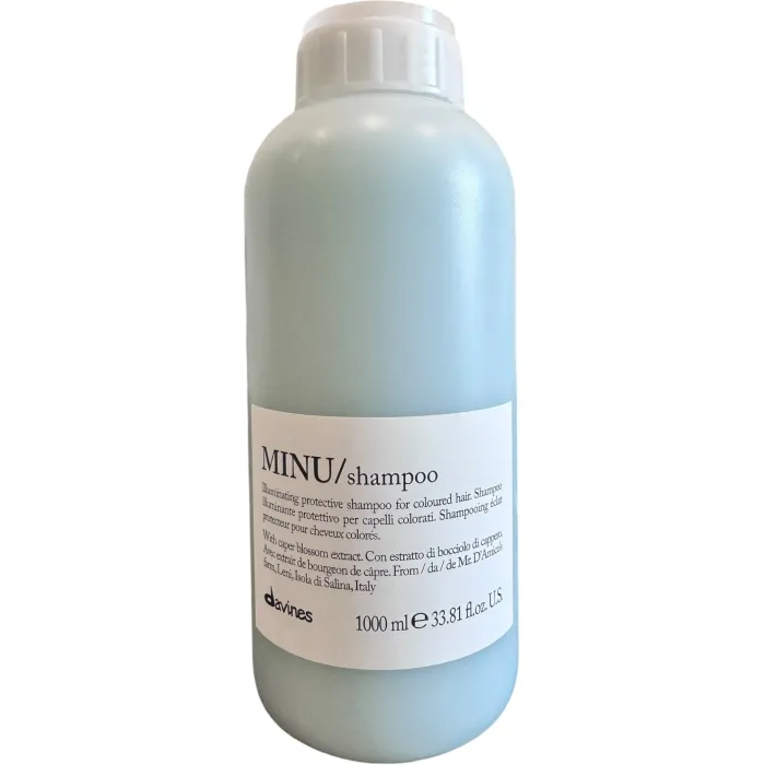 Защитный шампунь сохранения косметического цвета волос Davines MINU