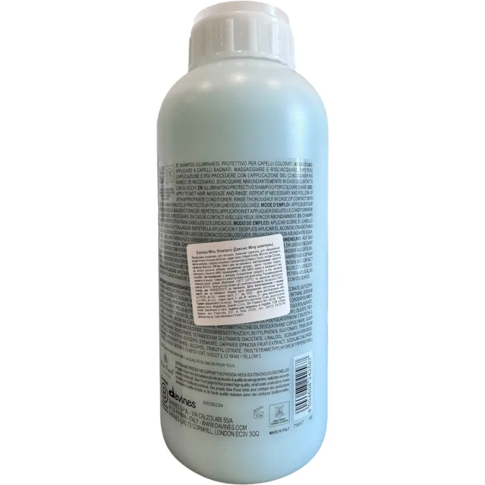 Защитный шампунь сохранения косметического цвета волос Davines MINU