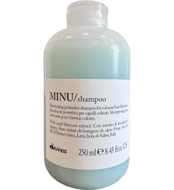Защитный шампунь сохранения косметического цвета волос Davines MINU