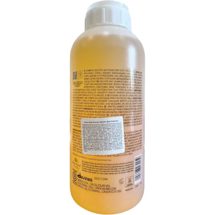 Безсульфатный шампунь для тонких ослабленных волос Davines Dede