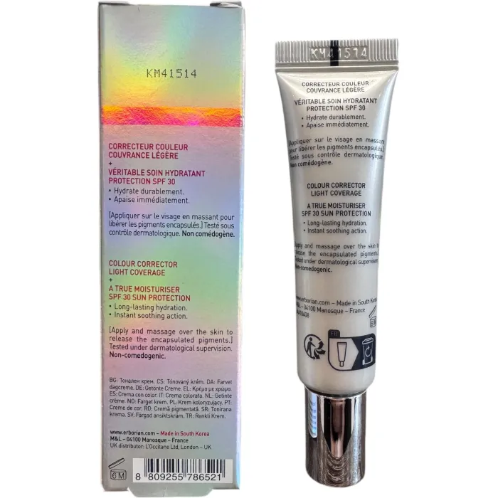 CC-крем (контроль цвета) Clear Erborian CC Cream SPF 30