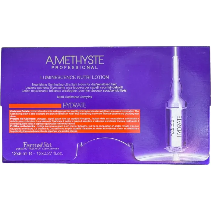 Лосьон для сухих и ослабленных волос Farmavita Amethyste Hydrate Luminescence Nutri Lotion