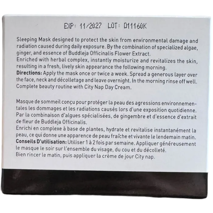 Нічна маска краси Gigi City Nap Urban Sleeping Mask