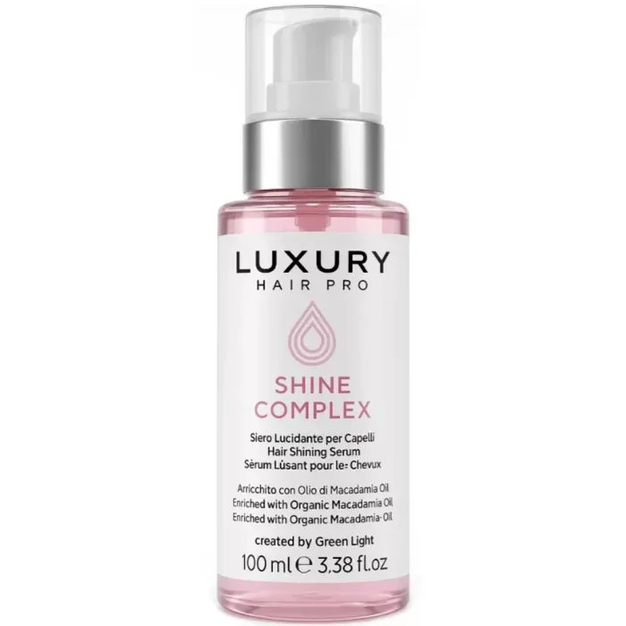 Незмивний еліксир для відновлення та блиску волосся Green Light Luxury Hair Pro Shine Complex