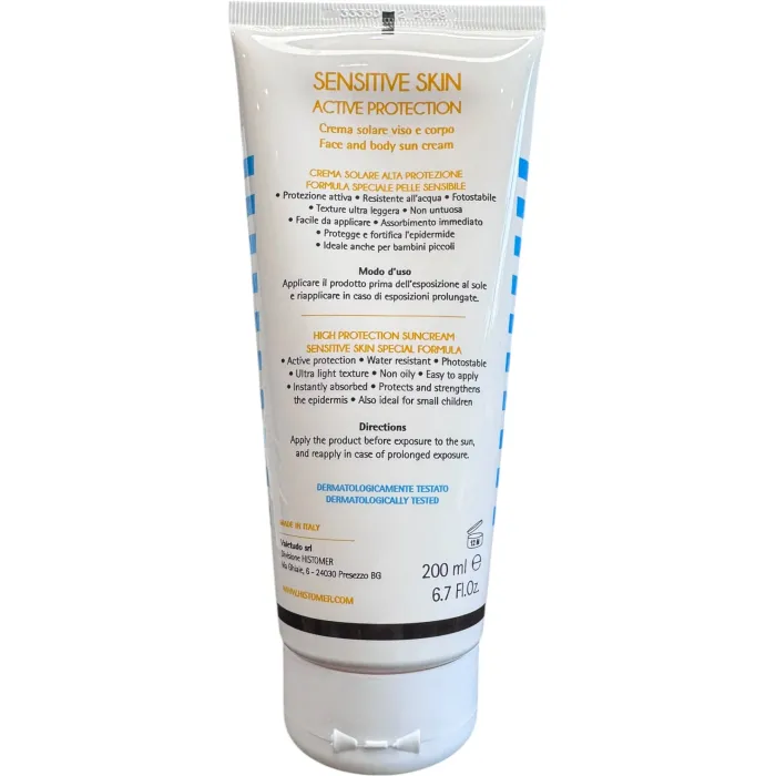 Солнцезащитный крем для лица и тела Histomer Histan Sensitive Skin Active Protection SPF 50
