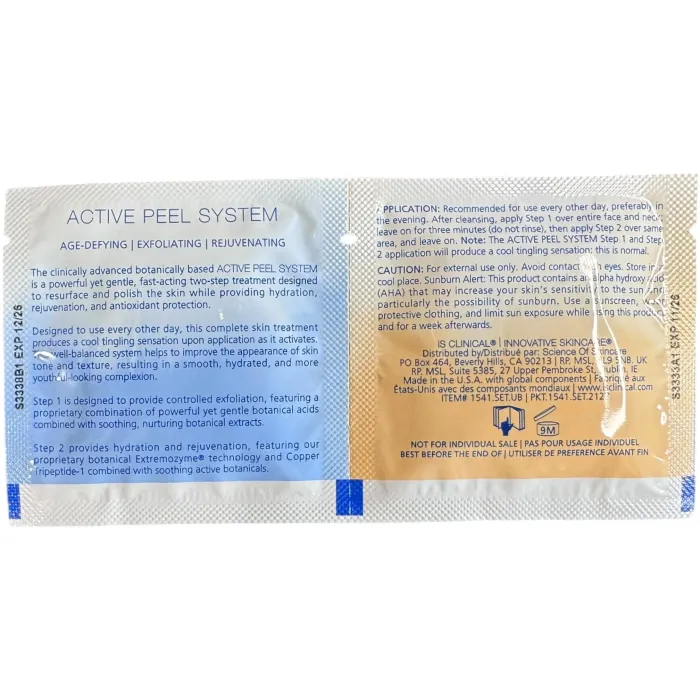 Активна пілінгова система для домашнього догляду iS Clinical Active Peel System