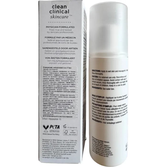 Салициловый очищающий гель Image Skincare Salicylic Gel Cleanser