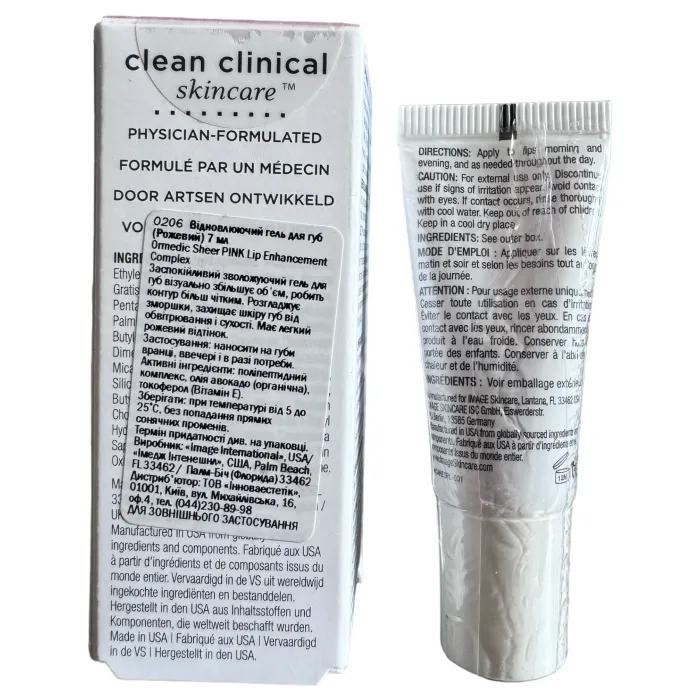 Питательный гель для губ (розовый) Image Skincare Sheer Pink Lip Enhancement Complex