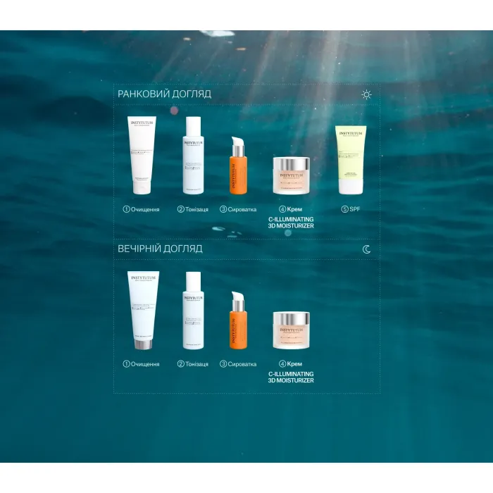 Увлажняющий крем с эффектом сияния Instytutum C-Illuminating 3D Moisturizer Next-Gen