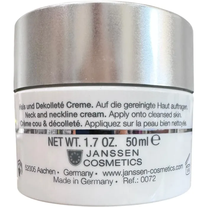 Зміцнюючий крем для шиї та декольте Janssen Pro-Firming Neck&Decollete