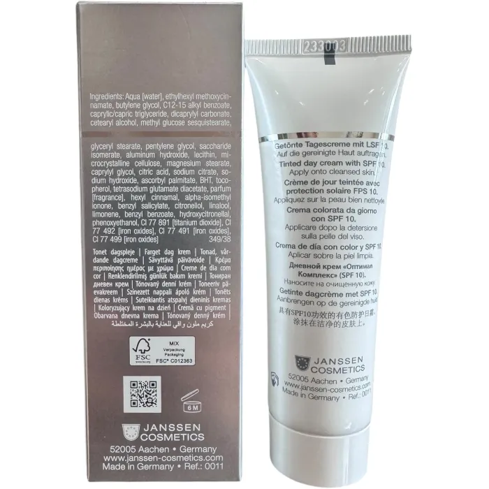 Защитный тонирующий крем Janssen Demanding Skin Optimal Tinted Complexion