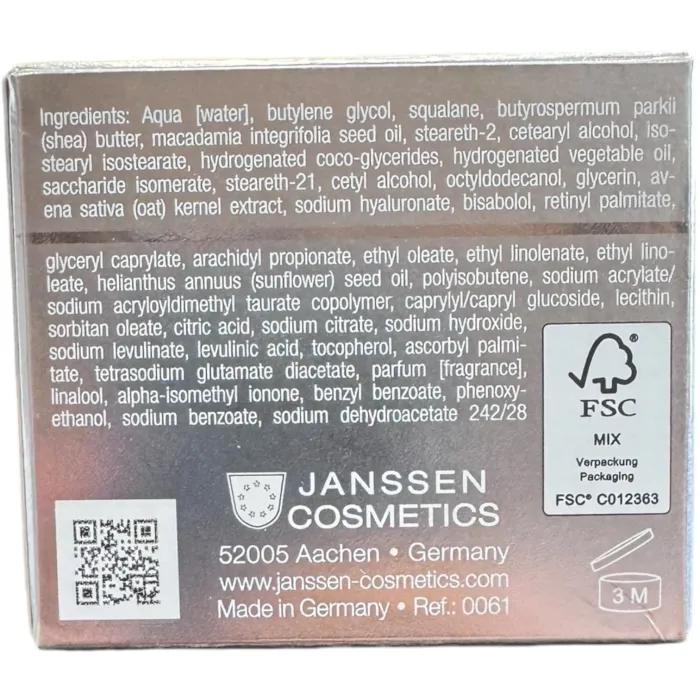 Питательный крем вокруг глаз Janssen Demanding Skin Rich Eye Contour Cream