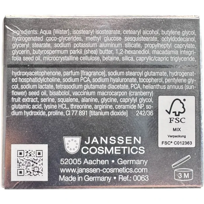 Розгладжуючий крем для шкіри навколо очей ліфтінг Janssen Smooth Lift Eye Cream