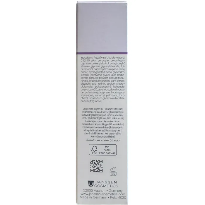 Регулирующий крем с ретинолом Janssen Regulating Retinol Cream