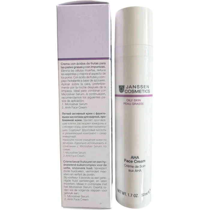 Крем із АХА кислотами Janssen AHA Face Cream