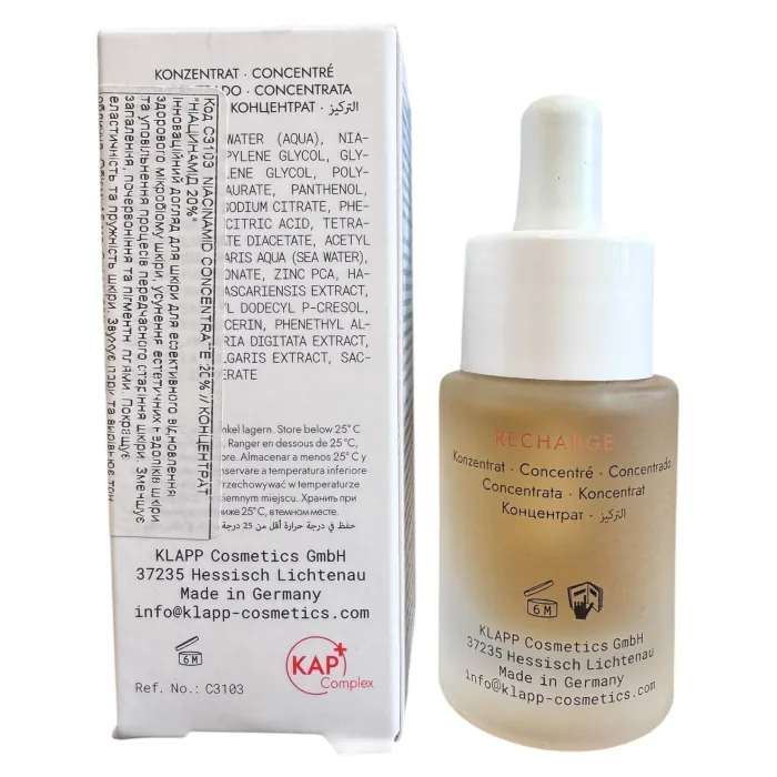 Сироватка від зморшок Klapp Niacinamide 20%