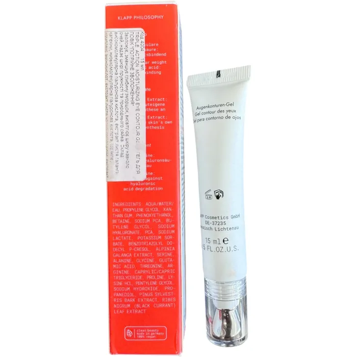 Гель для повік (Потрійне зволоження) Klapp Triple Action Moisturizing Eye Contour Gel