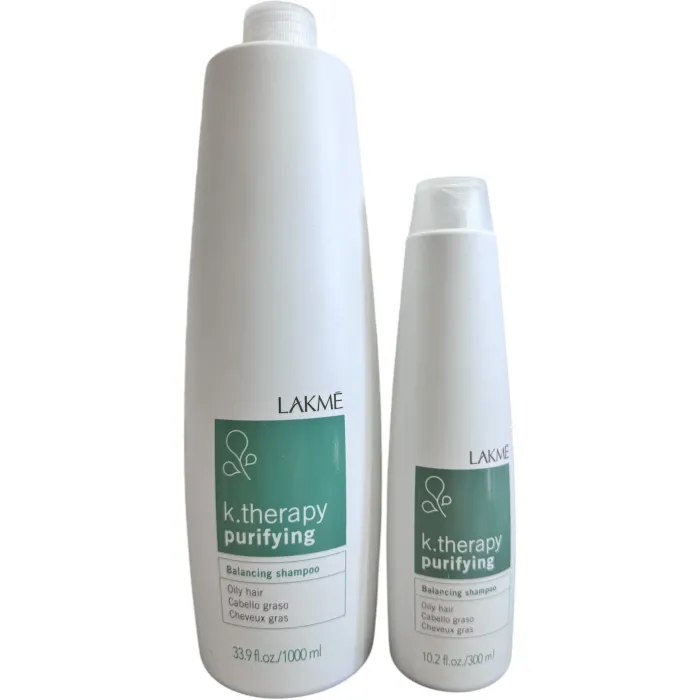 Балансирующий шампунь для жирных волос Lakme K.Therapy Purifying Balancing Shampoo