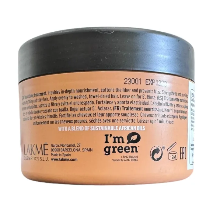 Питательная маска для сухих волос Lakme Teknia Argan Oil Treatment