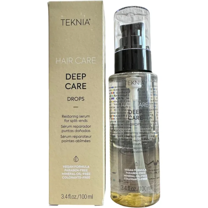 Відновлюючі краплі для сухого та пошкодженого волосся Lakme Teknia Deep Care