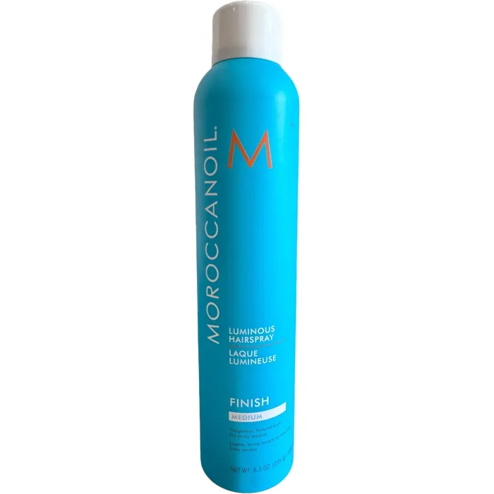 Сяючий лак для волосся середньої фіксації Moroccanoil Luminous Hair Spray