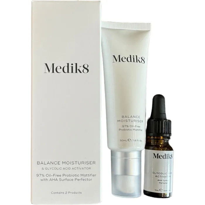 Увлажняющий крем для проблемной кожи Medik8 Balance Moisturiser with Glycolic Acid Activator