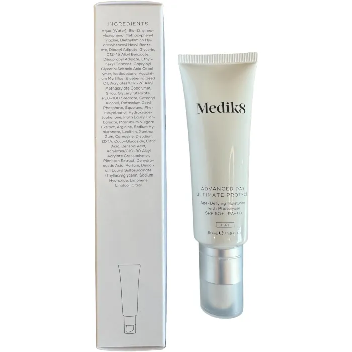 Антивіковий зволожуючий сонцезахисний крем SPF50 Medik8 Advanced Day Ultimate Protect
