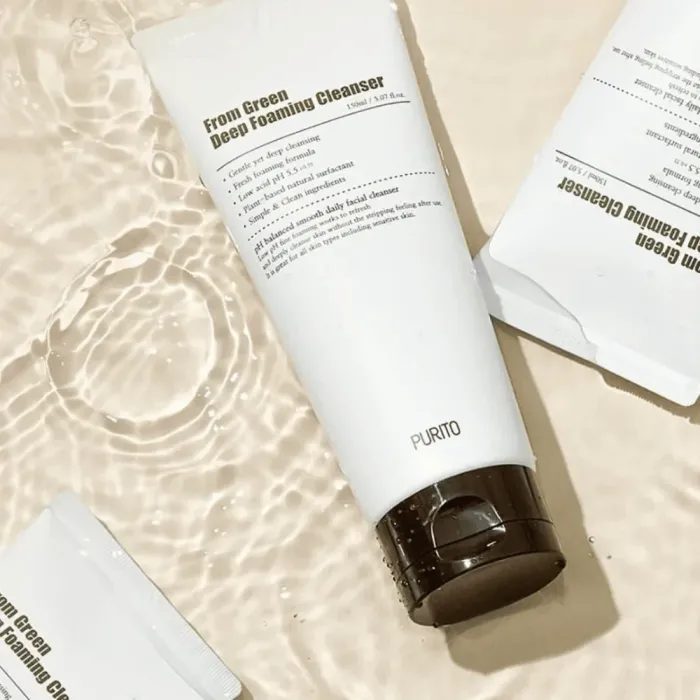 Пенка с центелой и зеленым чаем Purito Seoul от Green Deep Foaming Cleanser