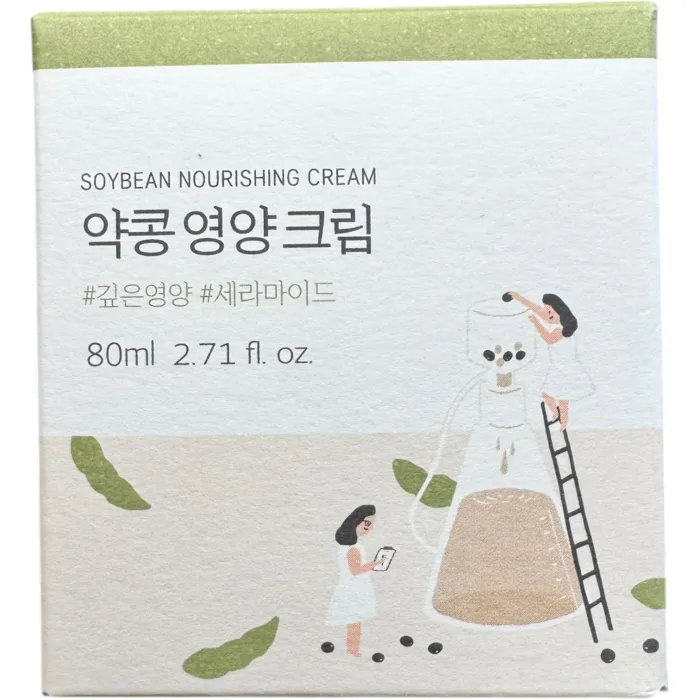 Питательный крем на основе соевых бобов Round Lab Soybean Nourishing Cream