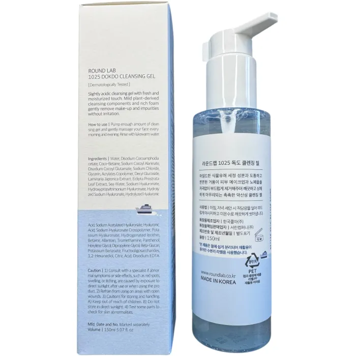 Очищаючий гель з морською водою Round Lab 1025 Dokdo Cleansing Gel