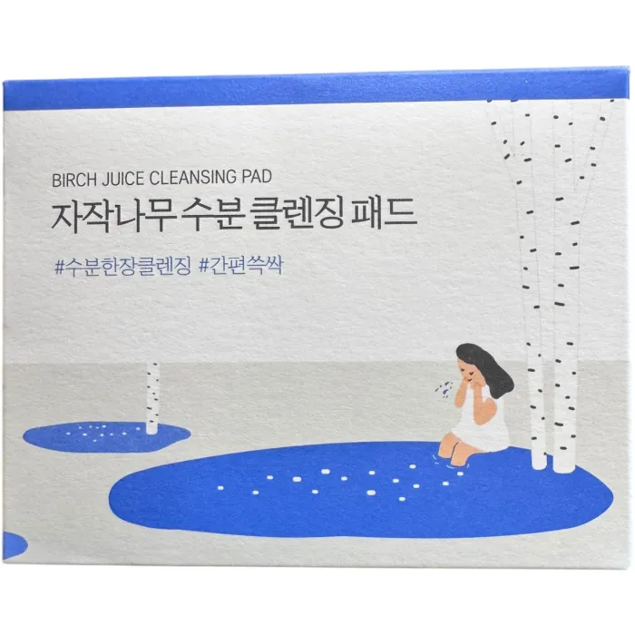 Очищающие пэды с березовым соком Round Lab Birch Juice Cleansing Pad