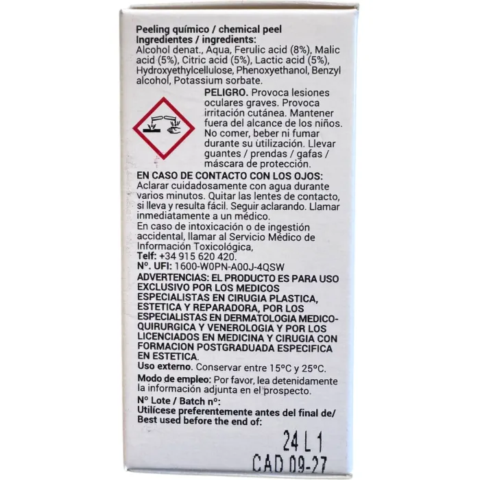 Феруловый поверхностный пилинг Simildiet Peeling Ferulico