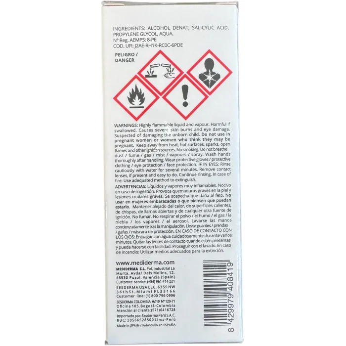 Салипил в форме в/с раствора Sesderma Salipeel Plus Solution pH 1.5 -2.5