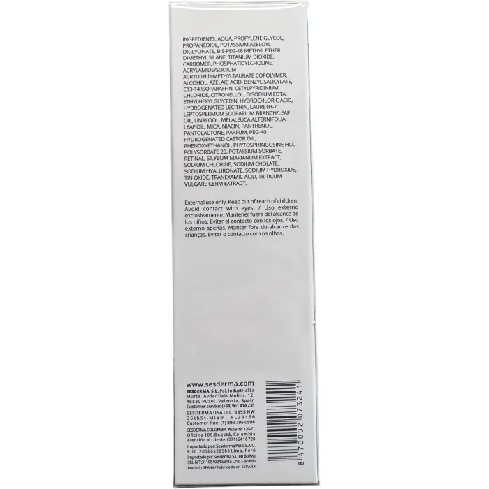 Зволожуючий гель для обличчя SesDerma Laboratories Azelac Moisturizing Gel